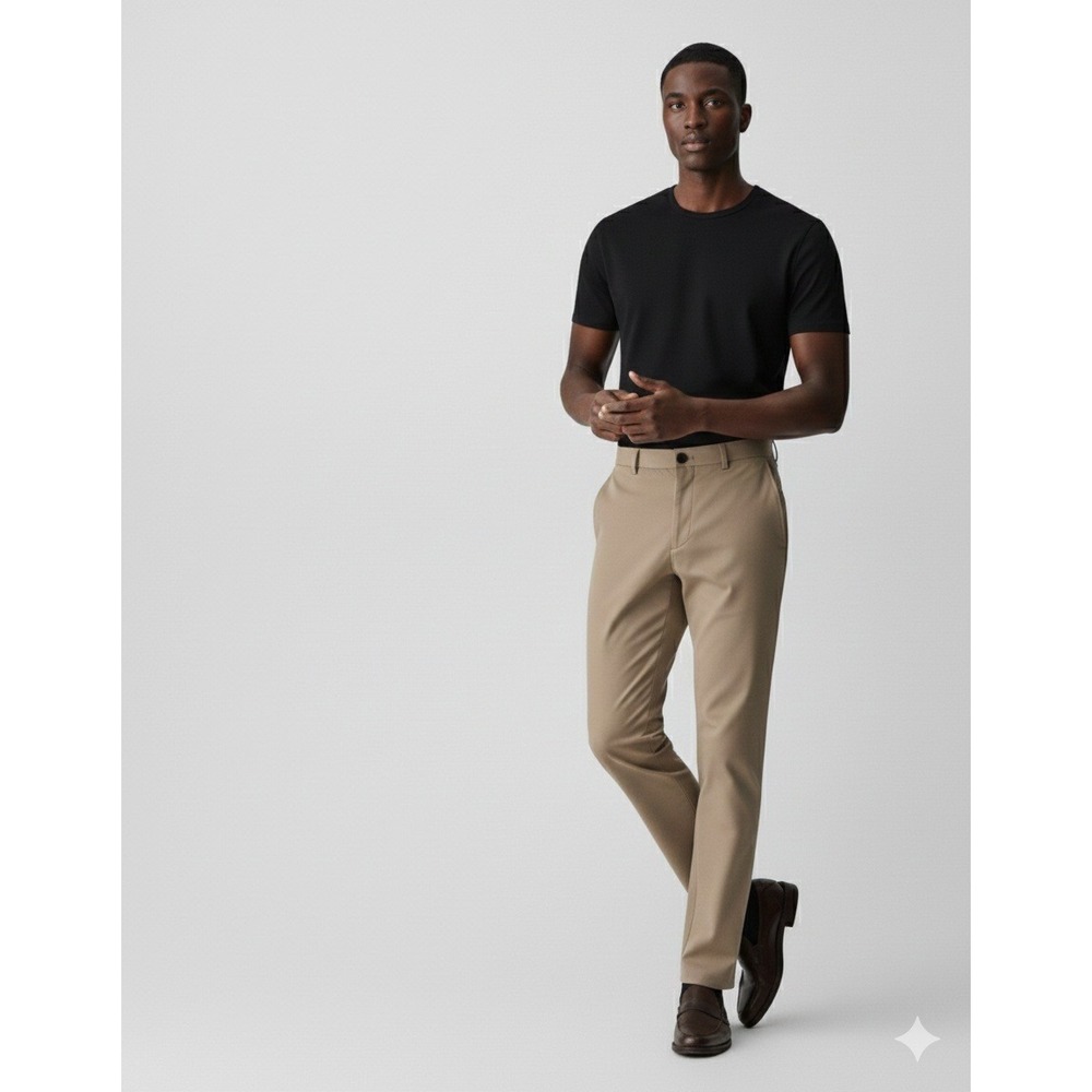 Theory Mens Khaki Chino‎ Pants Style ZAIN SW NEOTERIC Size 40 Made in Turkey